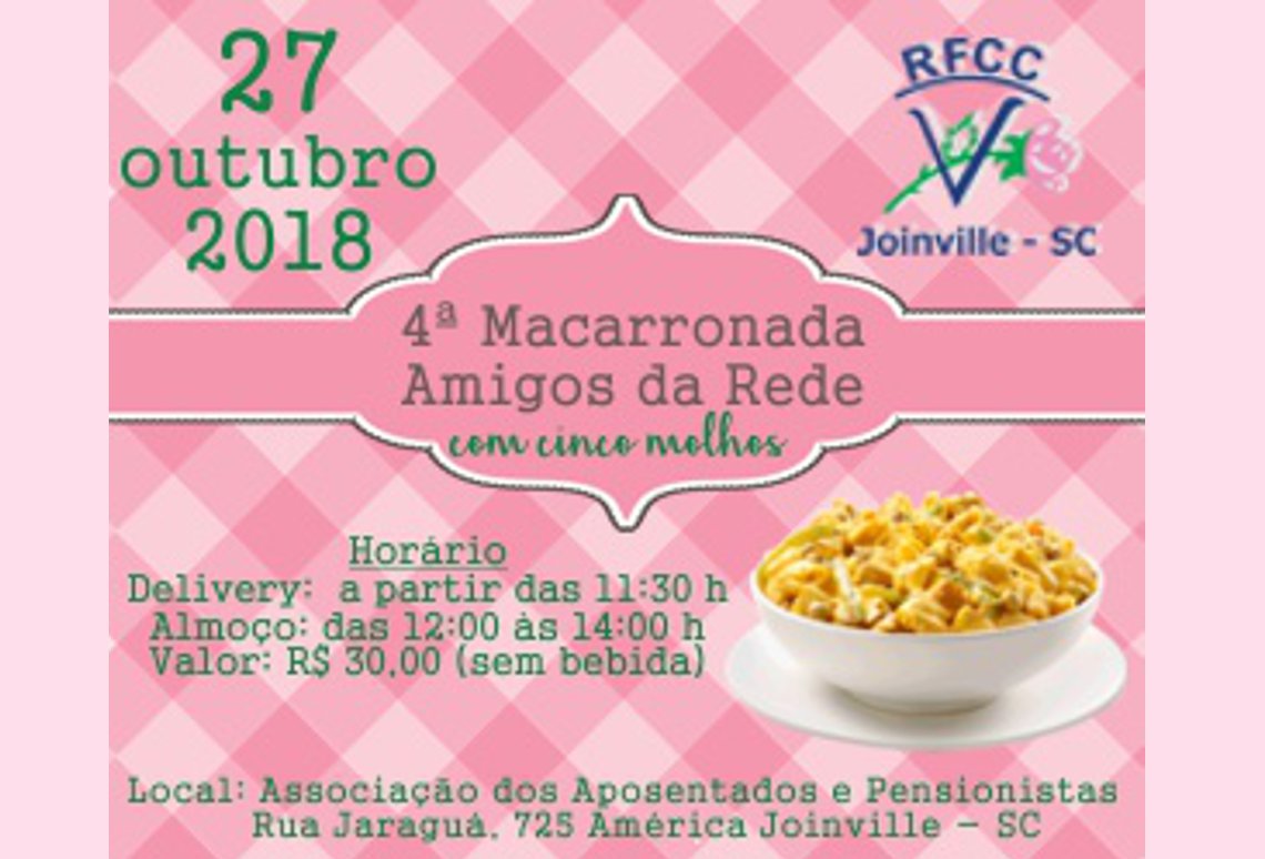 Macarronada Amigos da Rede Joinville